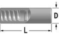 کوپلینگ کوپلینگ استاندارد T45 طول 210 میلیمتر برای ابزارهای حفاری زیرزمینی