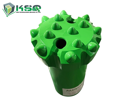 T51 89mm سوراخ دومی چکش دکمه تکه های کاربید وولفستم / 14 دکمه رشته دار