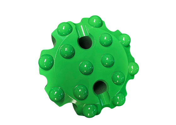 T51 89mm Button Drill Bit Tungsten Carbide / 14 دکمه با رشته
