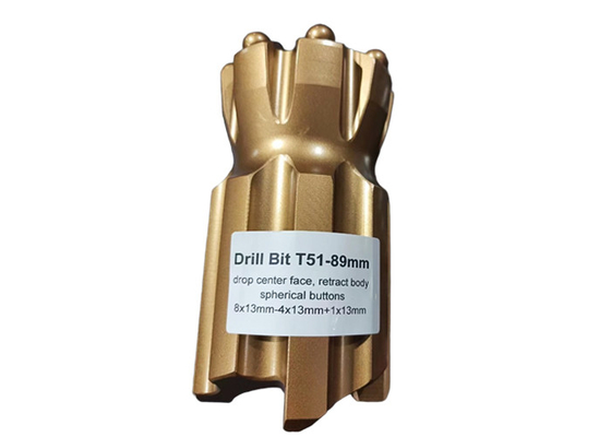 T51-89mm Retrac Tungsten Carbide Drill Bit برای عملکرد حفاری طولانی مدت