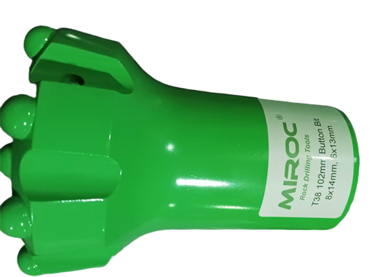 ابزارهای حفاری کاربید تنگستن T38 76mm، 102mm مته دکمه ای چکش سنگی