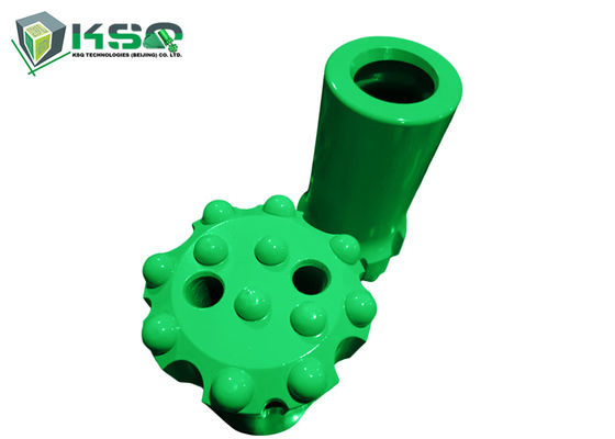 T38 76mm Rock Drilling Tools Flat Face Standard Skirt Threaded Button Bit