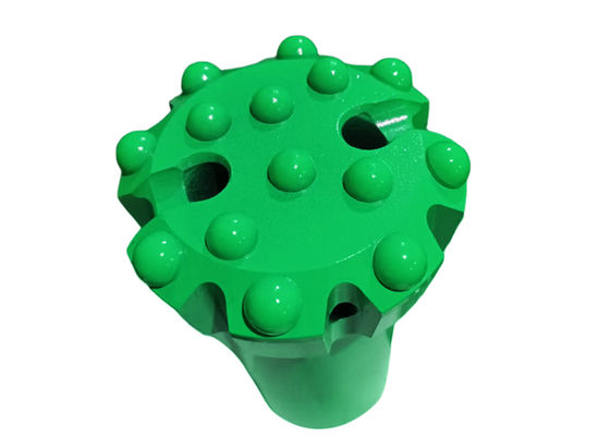 سر حفاری صخره سخت T51-102mm صورت مسطح رشته کروی Rock Drill Button Bit برای معدن