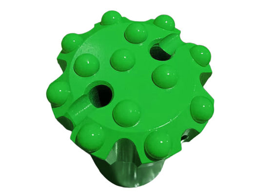 مته دکمه ای رزوه ای T51-89mm با طراحی کاربید نیمه بالستیک برای حفاری نیمکتی