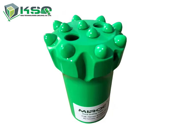 عملکرد بالا T38 76mm Tungsten Carbide Thread Button Bit برای صخره های سخت معدن زیرزمینی تونل سازی استخراج سنگ