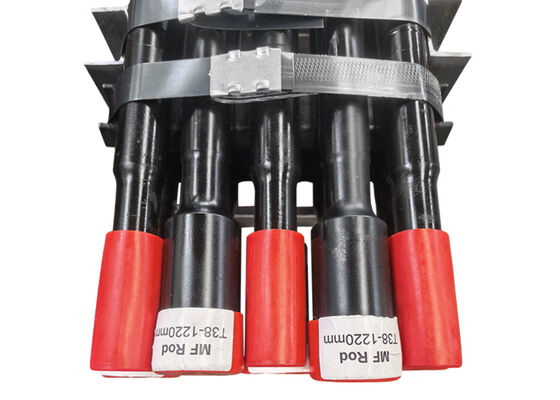 Thread MF Rock Drill Rod T38 1220mm ابزار حفاری چکش بالا برای معدن معدن قیمت کارخانه سنگ سخت