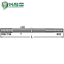 R32 DRIFTER راد R / T38-سحر و جادو 32 R32 خیط و پیت کردن سوراخ 9.6 میلی متر