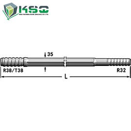 R32 DRIFTER راد R / T38-سحر و جادو 35-R32 خیط و پیت کردن سوراخ 9.5 میلی متر