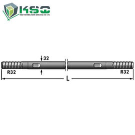 R32 R32 فرمت راد دور 32-R32 خیط و پیت کردن سوراخ 9.2 میلی متر آچار تخت 25.4 میلی متر