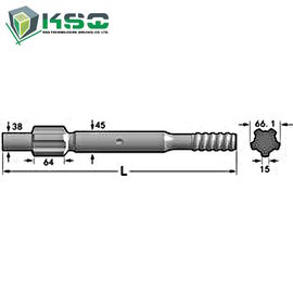 BOART مته شانک آداپتورهای آنان HD 125، HD 150، HD 160
