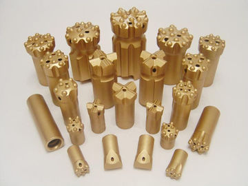 میله های حفاری معدن زغال سنگ R38 کروی / Ballistic دکمه Dia 64 - 89mm