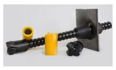 حفره حفاری لخت پیچ حفره R25N خارج قطر 25mm 150KN - 200KN ظرفیت بار