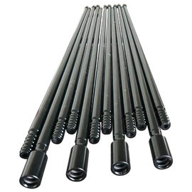 R32 1000 6000mm طول مته ردیف میله ابزار حفاری Top Hammer حفاری سیاه رنگ