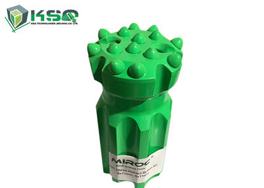 درج‌های رزوه‌ای کاربید تنگستن ابزار حفاری سنگ T45 بیت‌های دکمه رتراک 76 میلی‌متری