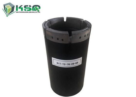 بیت هسته الماس T2-76mm اشباع شده برای سوراخکاری ژئوتکنیک