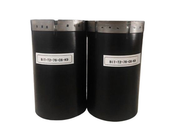 بیت هسته الماس T2-76mm اشباع شده برای سوراخکاری ژئوتکنیک