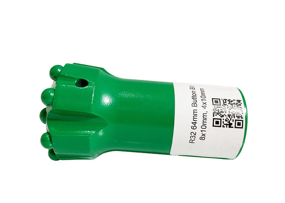 مته دکمه ای R32 2 1/2 اینچی ابزار معدن بالستیک زیرزمینی