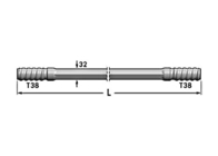 میله مته رزوه ای 4 اینچ / 6 اینچ T38 Extension Rod Hex