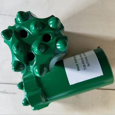 High Quality Top Hammer Using Threaded Button Bits , Threaded Drill Bits