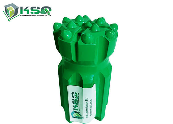 T38 دکمه حفاری 64mm تا 76mm Top Hammer Tungsten Carbide Thread