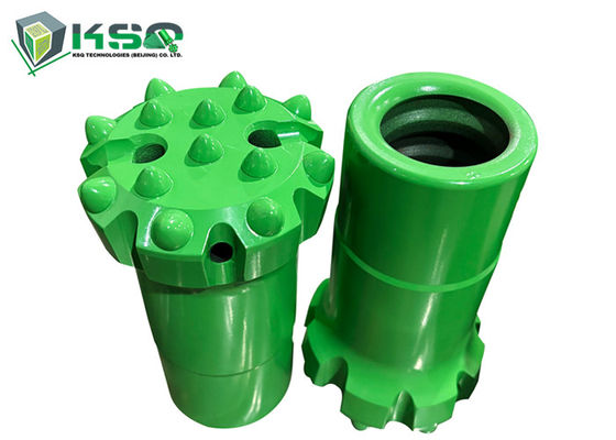 قطعات حفاری صنعتی فولاد کربن T51 قطر 102 میلی متر دکمه مخروطی قطره حفاری فلزی