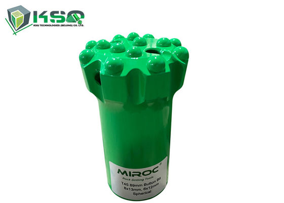 89mm T45 معدن معدن سنگ شکن بالا چکش ابزار حفاری رشته دکمه بیت