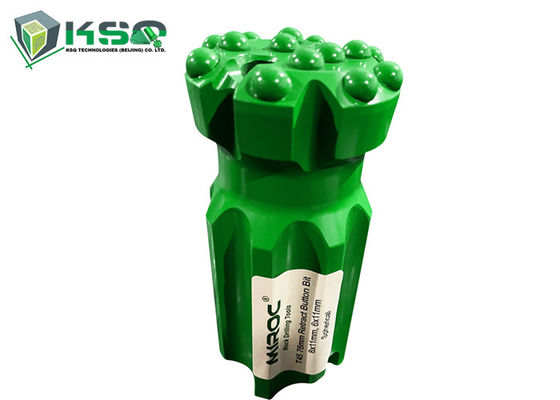 کاربید ونگستین رشته ای ورودی ابزار حفاری سنگ T45 76mm Retrac Button Bits
