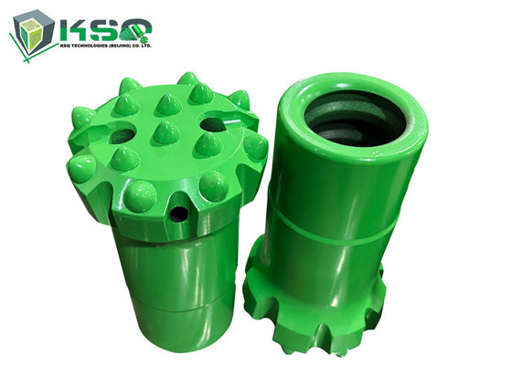T51-102mm Tungsten Carbide And High Strength Alloy Steel Button Drill Bit ایده آل برای شرایط سنگی متوسط و سخت