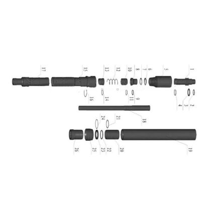 چکش حفاری DTH همه کاره برای کاربردهای مختلف حفاری سوراخ 60-305 میلی متر