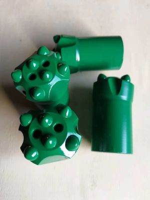 دکمه دقیق مته بیت تیرکوب بیت سنگ بلند / کوتاه صورتی برای 7/11/12 درجه مته راد