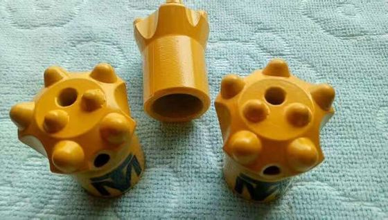 دکمه حفاری کوچک سوراخ سوراخ حفاری 11 درجه قطر 38mm با دامن کوتاه