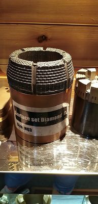 منفجر شده PDC Drill Bit Diamond Core Bit Bit Reamer برای اکتشافات زمین شناسی
