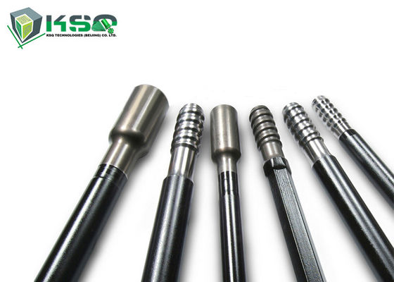 R32 R38 T38 Round and Hex Threaded Drill میله برای سوراخ سوراخ کوتاه / تونل زنی