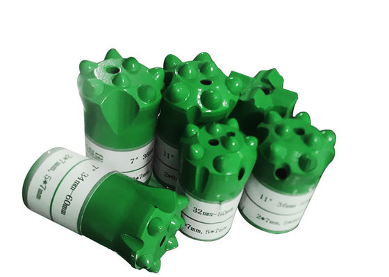 بیت دکمه حفاری ذغال سنگ Taper برای ابزار حفاری سنگی سوراخ های کوچک با طول 28mm-41mm