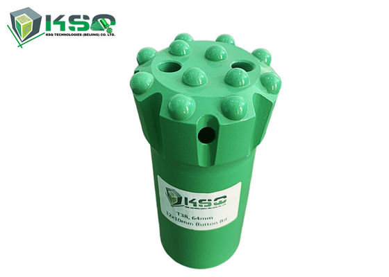 مته دکمه رزوه ای کاربیدهای بالستیک 64 میلی متری 76 میلی متری Fast Quarrying T38