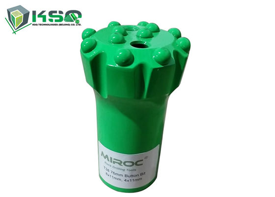 مته با دوام تخت شکل T38 76 میلیمتری دکمه راک