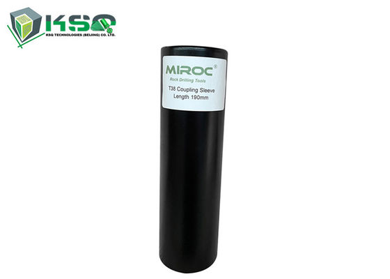 T38 آستین کوپلینگ مته صخره ای کاربید 190 میلیمتری نوک تیز